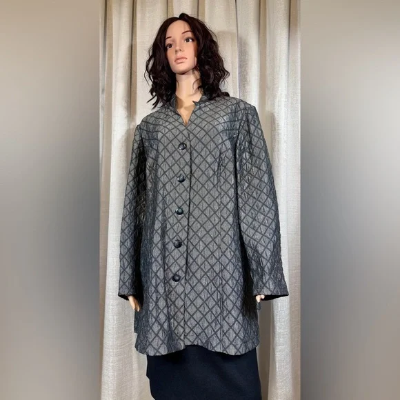 Coldwater Creek Textured Button-Front Jacket – Size 2X - Picture 2 of 7